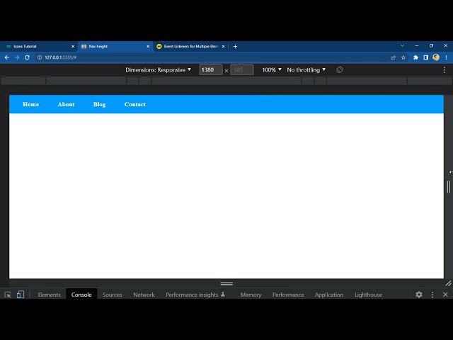 How to make navbar responsive | javascript | HTML | CSS projects | web development