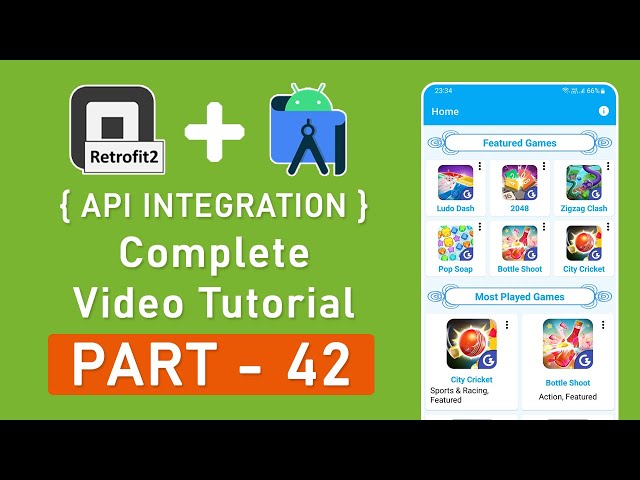 Display Game By Category in Activity - JSON API Integration Retrofit2 Android - Krishna Apps