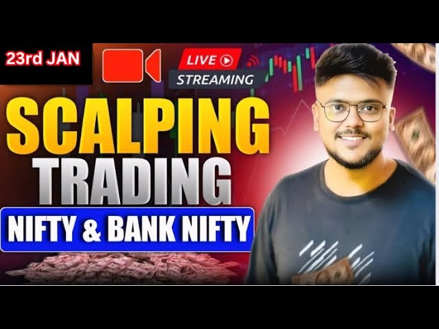 Live Trading NIFTY 50 Banknifty SENSEX | 23rd Jan | Trading With Dada #nifty #zerohero #livetrading