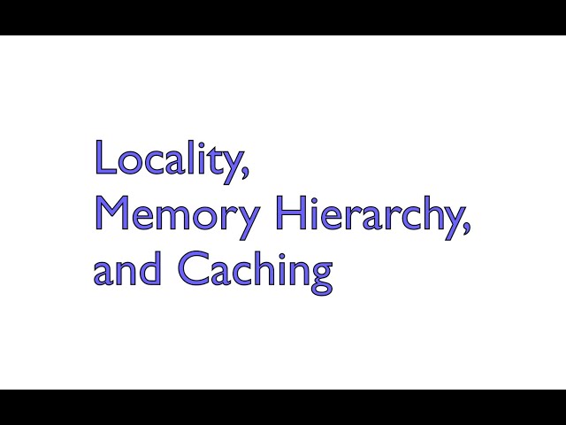 Intro to Cache Memory - Part 1