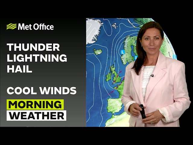 20/08/2026 - Cool, northerly wind - Morning Weather Forecast UK - Met Office Weather