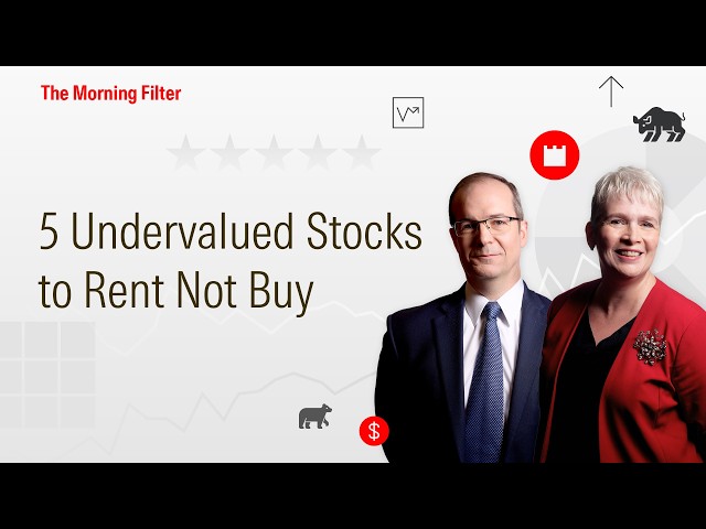 5 Undervalued Stocks to Rent Not Buy  I August 24, 2026