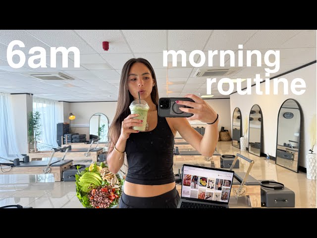 6AM morning routine 🌻 productive summer vlog