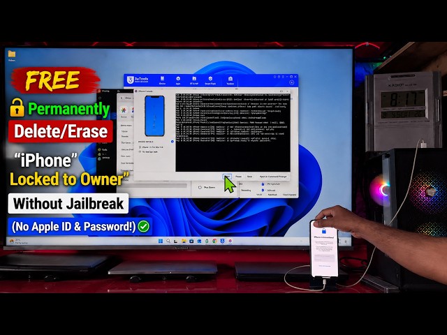 FREE🔓Permanently Delete/Unlock “iPhone Locked to Owner” Without Jailbreak (No Apple ID & Password!)✅
