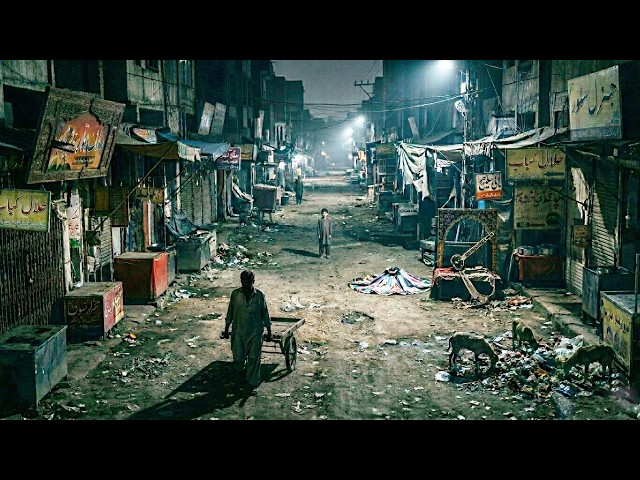 PAKISTAN AT NIGHT | In the Beating Heart of the City of Faisalabad | Clock Tower WalkingTour 4K