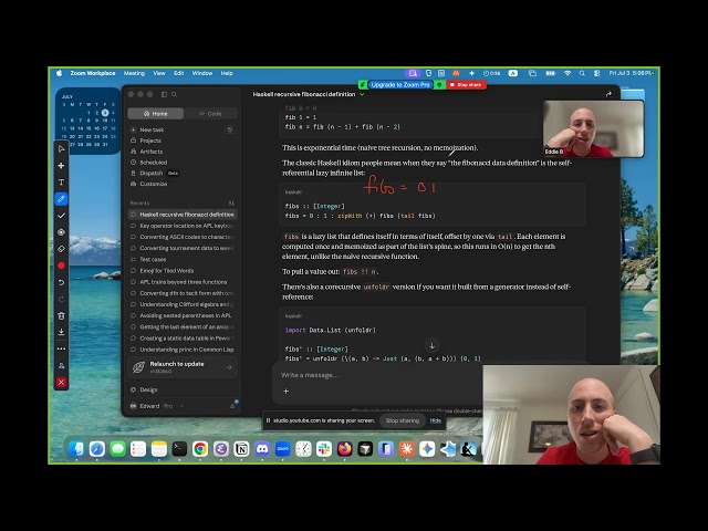 Haskell Recursive Fibonnaci