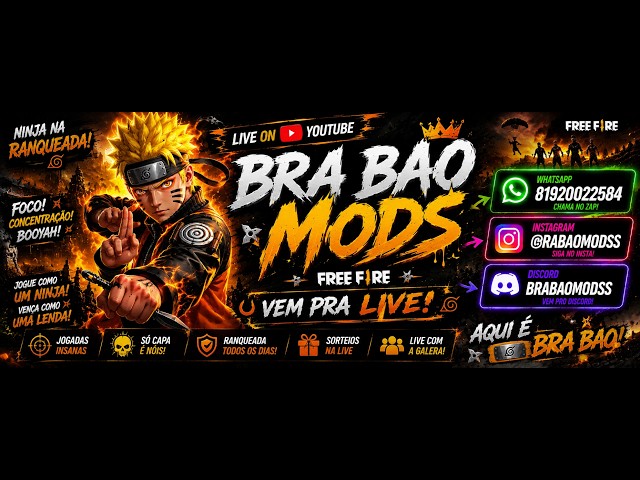 ⚠️ HACK AO VIVO UPANDO INSCRITOS ⚠️ FREE FIRE AO VIVO COM MOD MENU SEM BAN NOVA TENPORADA CS ⚠️