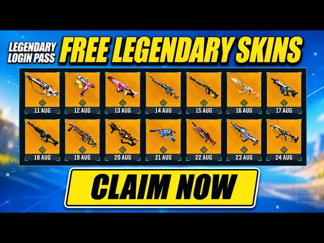 GET 14 FREE LEGENDARY SKINS! One Might Turn PERMANENT!