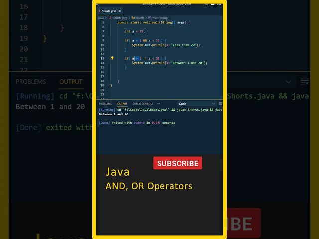 Java In Telugu: Operators in Java ( AND, OR ) Java Tutorial For Beginners, Java Basics, Core Java