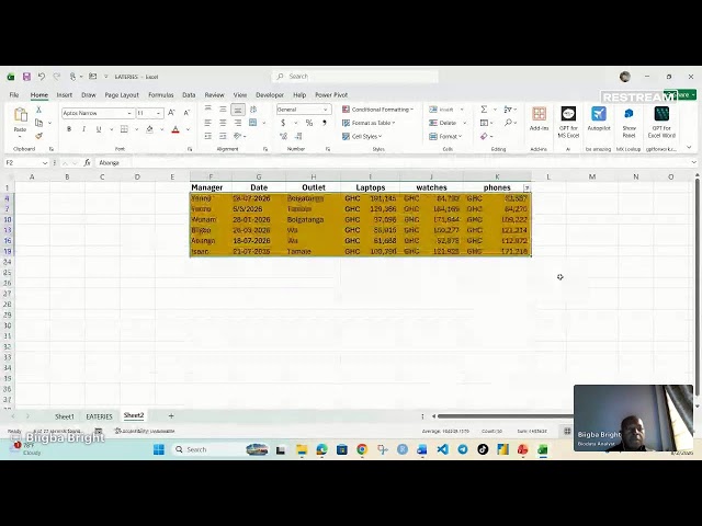 Conditional Formatting in EXCEL