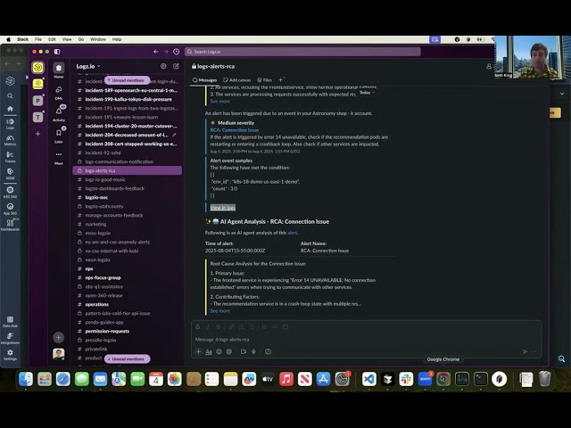 AI-driven alert triage and root cause analysis (RCA) that proactively responds to  production alerts