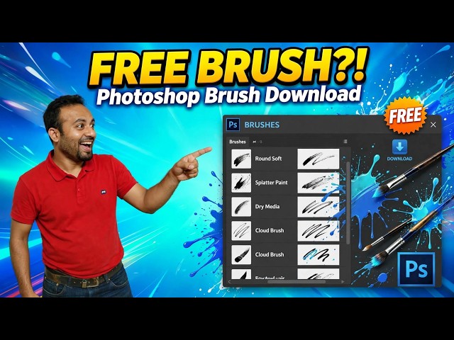 Free Photoshop Brush Pack Download | ফটোশপ ব্রাশ সম্পূর্ণ ফ্রিতে ডাউনলোড করুন!