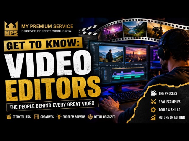 🎬 Get to Know: Video Editors | The People Behind Every Great Video
