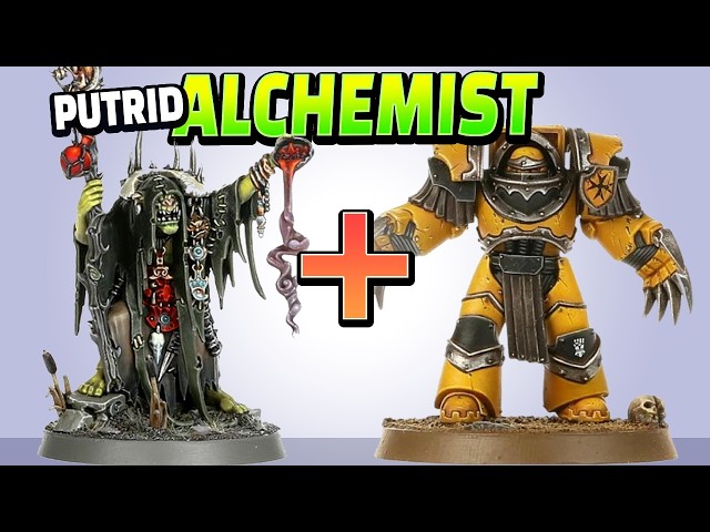 Death Guard are too Industrial… so I made an Alchemist with a Cauldron