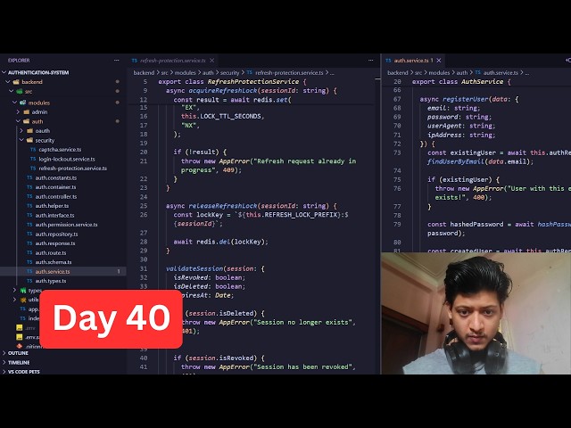 🔴 Day 40 of Learning Advance Backend And System Design (Live Coding)