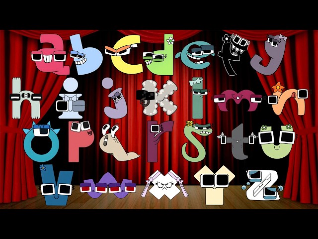 Cute Lowercase ABC Song | Colorful Alphabet Characters | Learn a–z for Kids