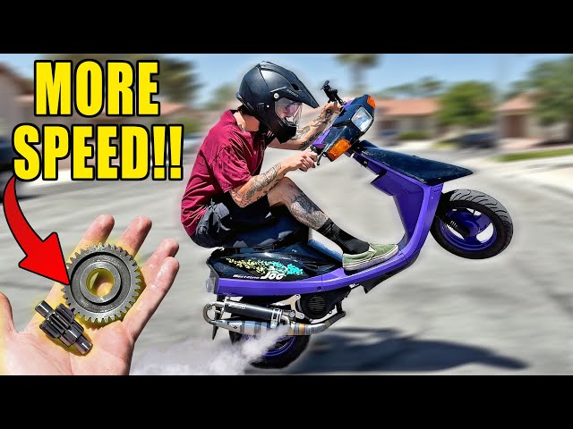 EASY Mod for more TOP SPEED on my JOG!