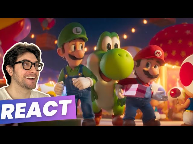 REACT: YOSHI NO FILME DO MARIO!