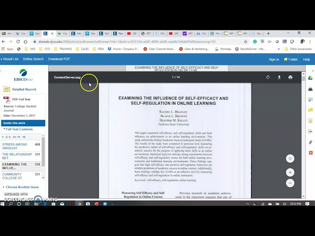 NJCU Library Databse Sources