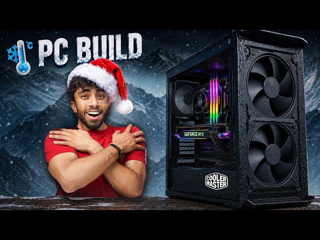 We Built the COOLEST PC Ever! 🥶 With HAF II 500  Heavy Gaming & Editing Test! Ryzen 5 5600X RTX 5070