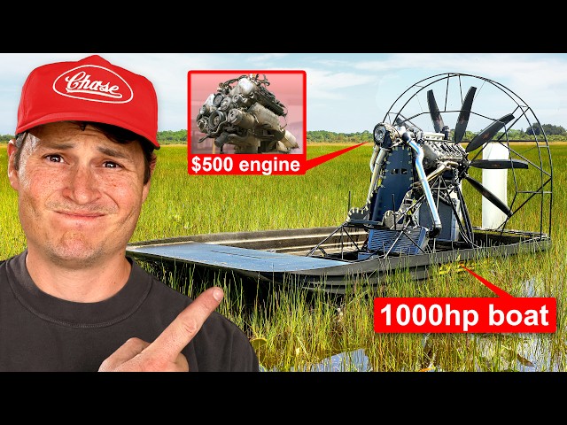We Put our $500 Nissan V8 in an Airboat