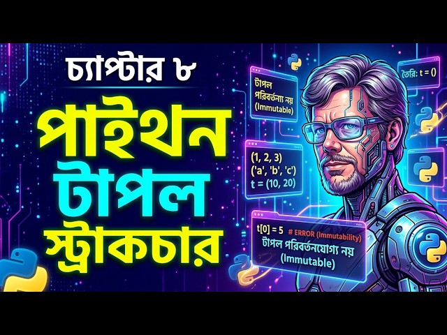 Chapter 8 Python Tuple Structure vs List   Python Tutorials in Bangla