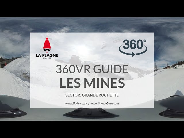 Les Mines piste | La Plagne | Grande Rochette | Full HD360VR