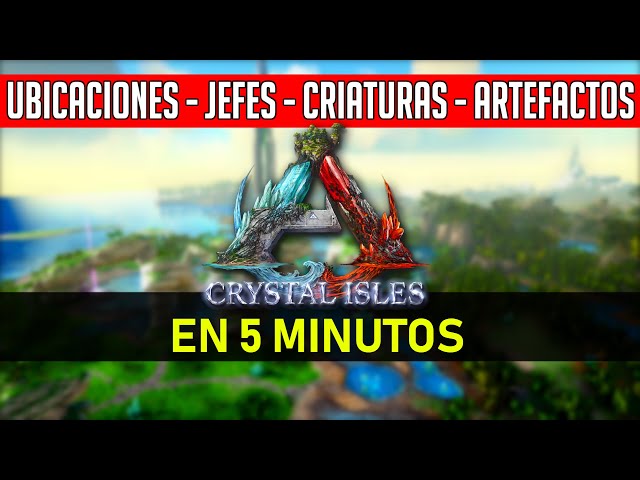 ARK CRYSTAL ISLES IN 5 MINUTES ⏱ | Bosses, Creatures, Artifacts, Locations, and More!