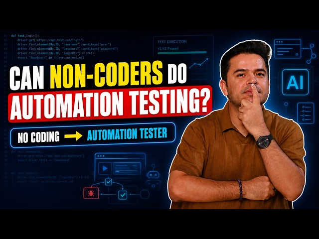 Can Non-Coders Become Automation Testers Using AI?