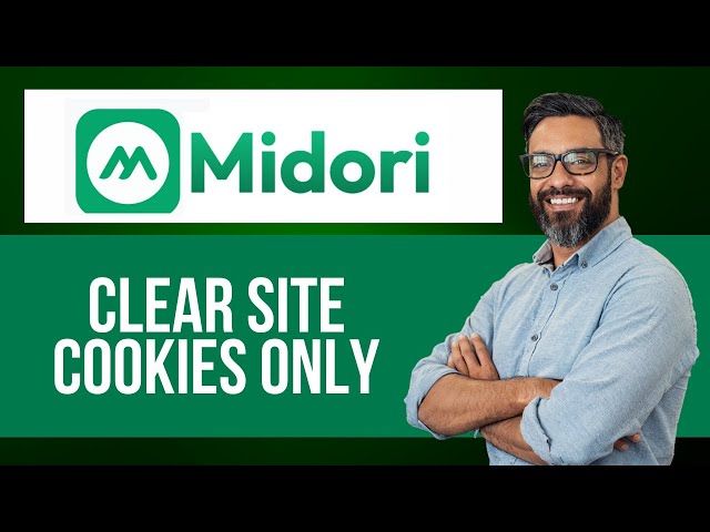 How to Clear Site Cookies Only in Midori Web Browser — Step by Step Midori Browser Tutorial