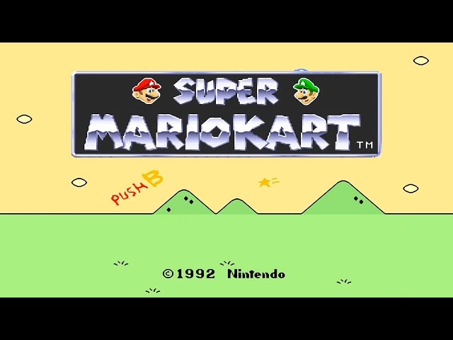 Super Mario Kart - SNES 150cc Grand Prix All Courses - No Commentary Playthrough