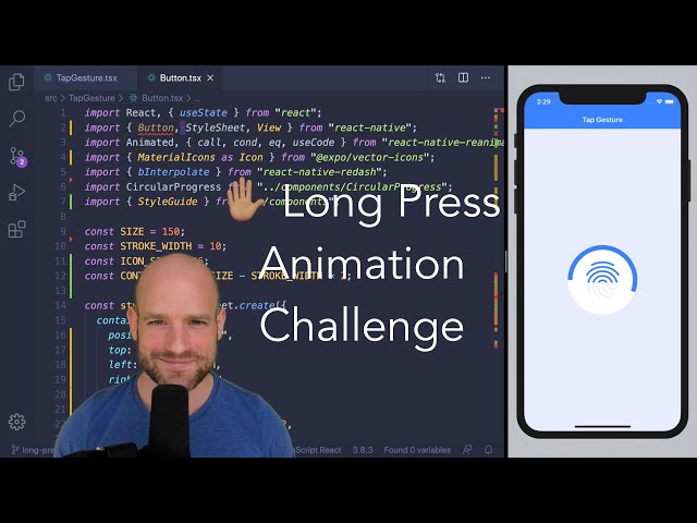 React Native Long Press Animation Challenge