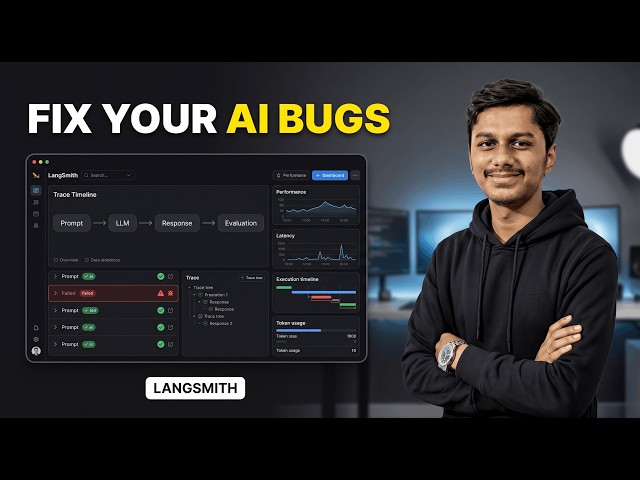 LangSmith Tutorial 🚀 Debug & Monitor Your AI Apps | Tamil 🇮🇳