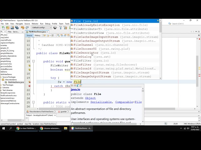 Video 40 - La clase FileWriter de Java | Curso de POO en Java