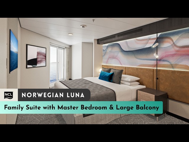 Norwegian Luna | Family Suite with Large Balcony Tour & Review | 4K | 2026