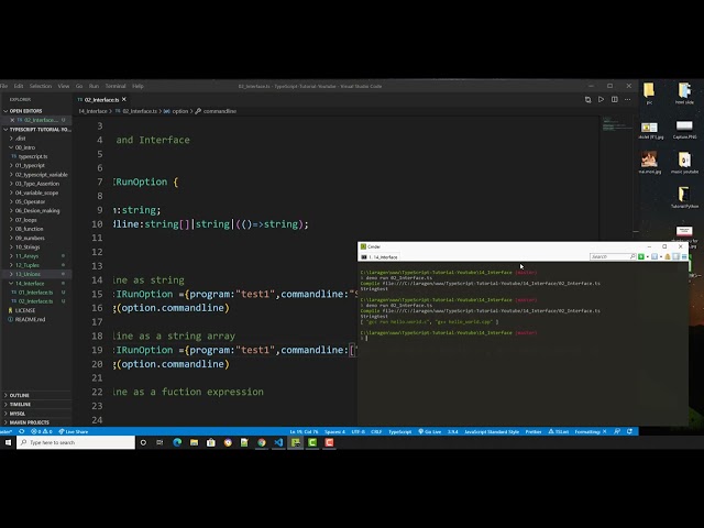 TypeScript Tutorial 51 Interfaces