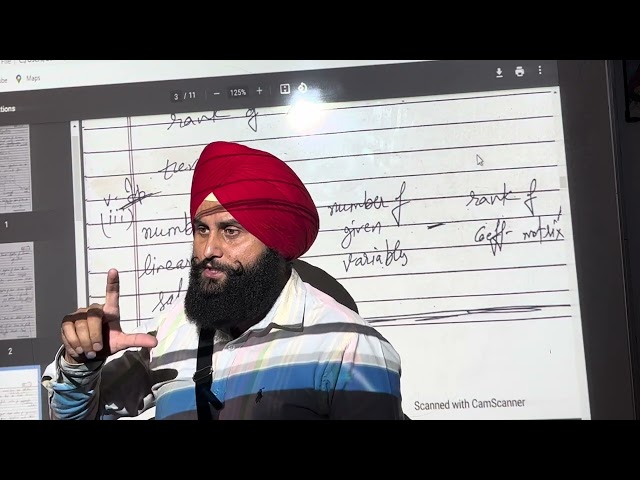 Linear Equations Part-1 Algebra and Trigonometry 26/10/23 by Prof Rajpal Singh #rajpalmath Gcmk