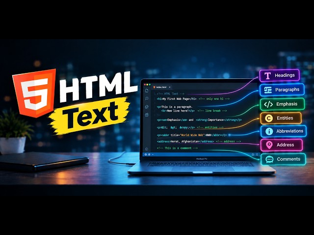 HTML Text | Headings, Paragraphs, and the Mistakes Beginners Always Make #html  #coding #webdev