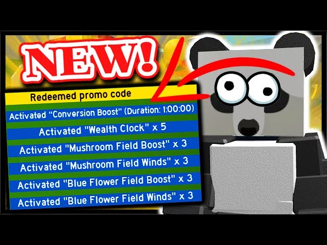 *NEW* BEE SWARM CODE, INSTANT 5x WEALTH CLOCK & MORE! | Roblox Bee Swarm Simulator