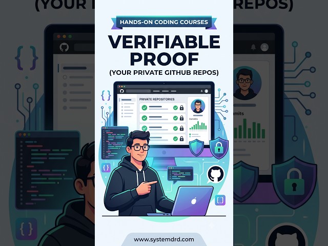 Hands on Coding Courses - Verifiable Proof (Your Private GitHub Repositories) at www.systemdrd.com