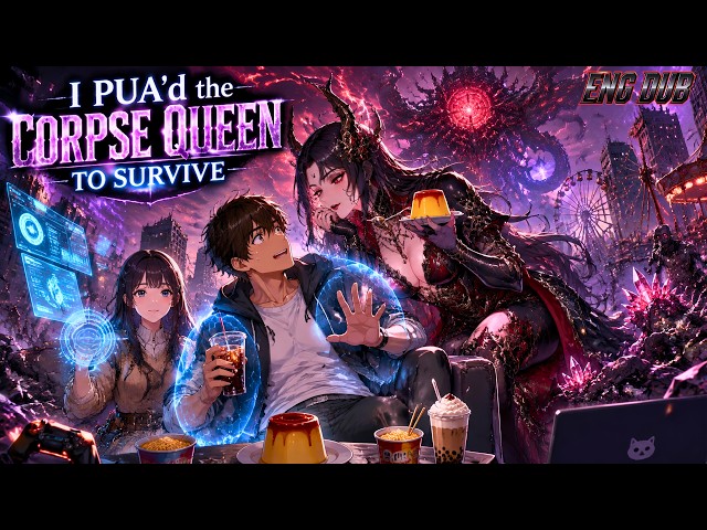 🔥I Turned the Zombie Queen Into My Wife💀viving the Apocalypse With a Deadly Romance 😋#engdub #anime
