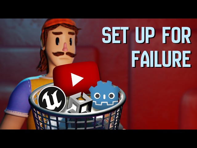 You can't learn game dev from youtubers...