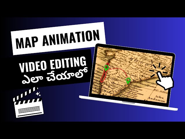 Map Animation ఎలా చేయాలో | Video Editing in Telugu | Canva Tutorial in Telugu