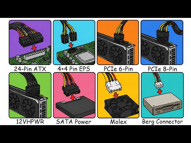 Every Computer Power Connector Explained in 11 Minutes