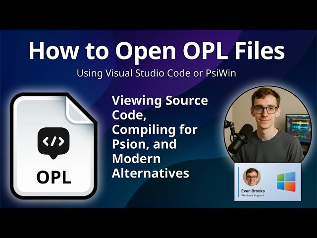 How to Open OPL Files (Psion Symbian Source Code)