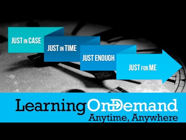 Bite-Size Learning and Learning on Demand
