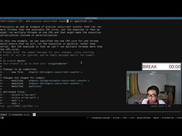 Live study: read along book "Operating Systems: Three Easy Pieces" (Part 200)