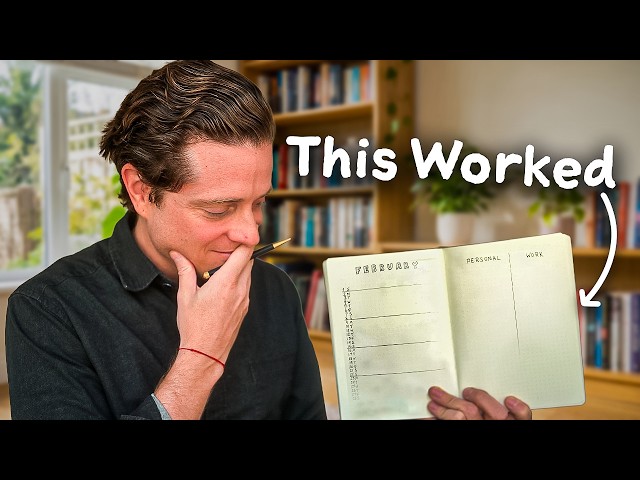 The PERFECT Productivity System For ADHD (Ultra-Simple Bullet Journal)