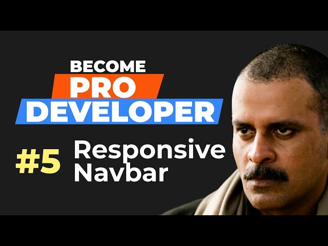 Responsive Navbar in 10 Minutes [Hindi]