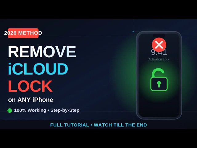 (2026) How To Remove iCloud Activation Lock on your Favorite iPhone!